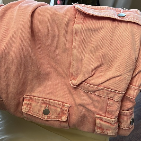 Fashionnova Lily cargo jeans -pink - Picture 5 of 9